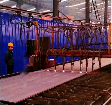 甘肃天水钢结构车间数控等离子切割机