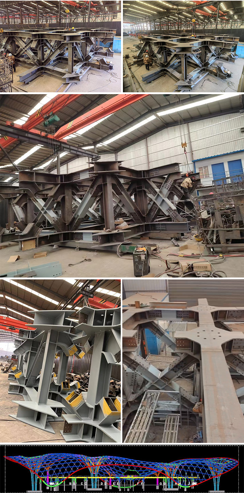 三峡恒基能脉瓜州70万千瓦“光热储能+”东吸热塔天水钢结构项目